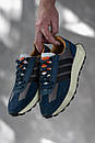 Кросівки чоловічі сині Adidas Retro E5 Blue Brown Black (14307), фото 4