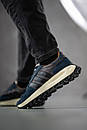 Кросівки чоловічі сині Adidas Retro E5 Blue Brown Black (14307), фото 9
