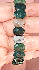 Геліотроп 9*12 мм. браслет, 081ТГ