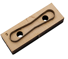 Штамп висікач вирубний для виробів зі шкіри #14