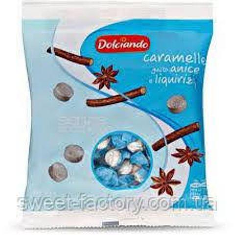 Льодяники без цукру Dolciando Caramelle Anice 80гр