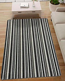 Ковролін на  гумовій основі чорний/білий/сірий MULTI STRIPE 6927, фото 10