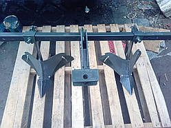 Підгортач пелюстковий двокорпусний регульований причіпний на мотоблок