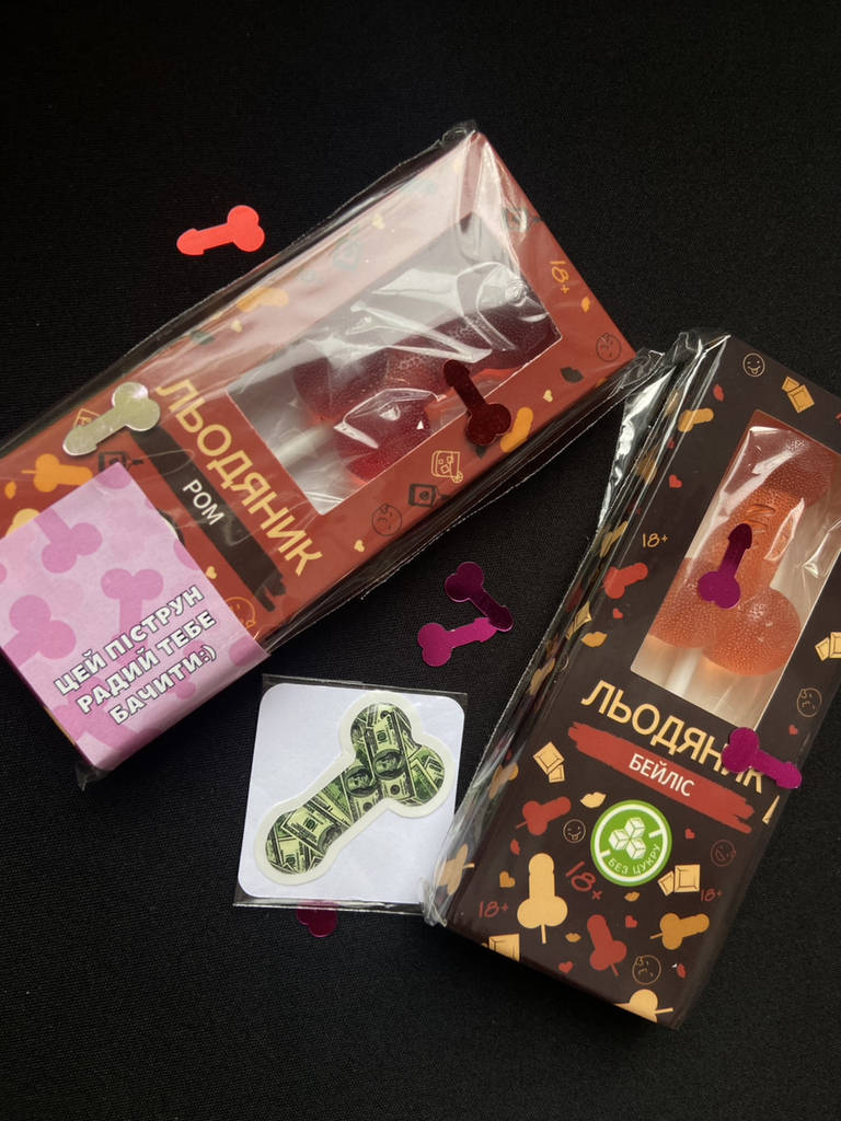 Леденец с приколом в форме "ПЕНИСА" - фото покупателей 1