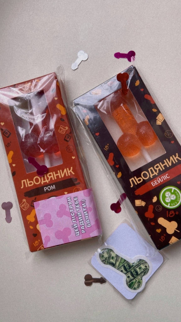 Леденец с приколом в форме "ПЕНИСА" - фото покупателей 1