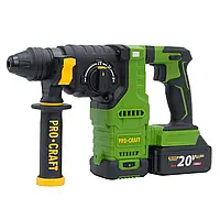 Акумуляторний перфоратор Procraft PHA30 Кейс (з 2 акб та ЗП)