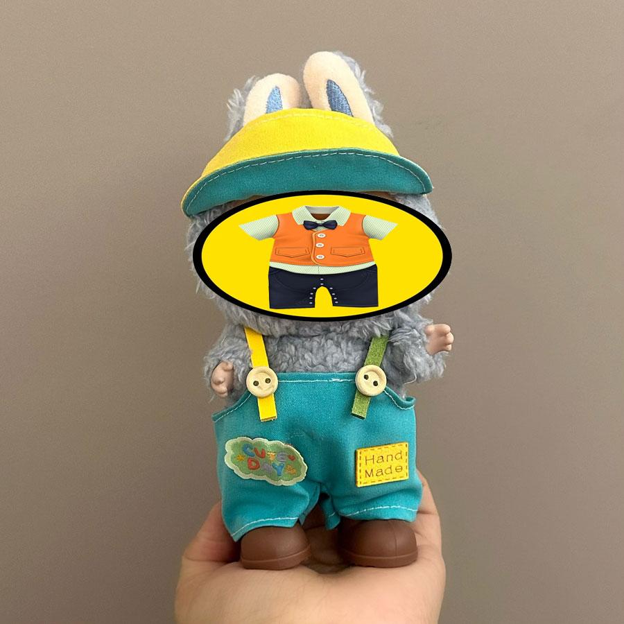 Одяг Лабубу (без ляльки та взуття) Мак для м'ягкої плюшевої іграшки Лабубу для дітей (l_14403), фото 1