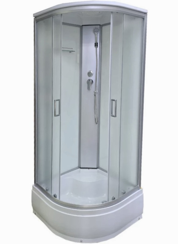 Душовий бокс Atlantis AKL 30T-M XL 90х90х215 середній піддон 32 см, фото 1