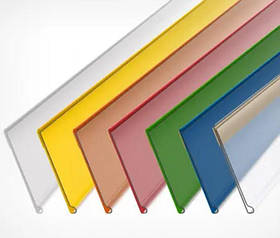 Цінникотримач на скотчі DBR39 1330 мм, Білий