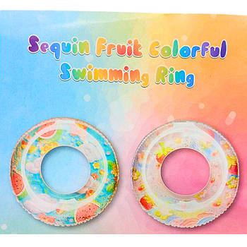 Надувний круг для дітей Полуничка 80 см (5-8 років), асорті АА16-19