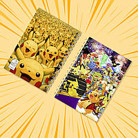 Блокнот А6 на пружині в клітинку 48 арк. Pokemon 002