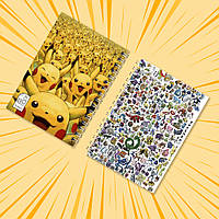 Блокнот А6 на пружині в клітинку 48 арк. Pokemon 004