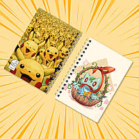 Блокнот А6 на пружині в клітинку 48 арк. Pokemon 005