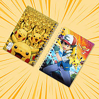 Блокнот А6 на пружині в клітинку 48 арк. Pokemon 006