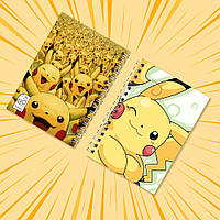 Блокнот А6 на пружині в клітинку 48 арк. Pokemon 009