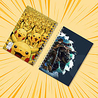 Блокнот А6 на пружині в клітинку 48 арк. Pokemon 011