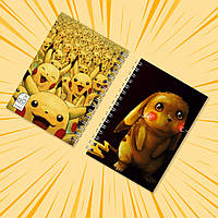 Блокнот А6 на пружині в клітинку 48 арк. Pokemon 012