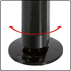 Колонний вентилятор Clatronic TVL 3770 Black (78 см, 35 Вт, Німеччина), фото 6