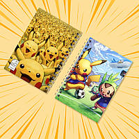 Блокнот А6 на пружині в клітинку 48 арк. Pokemon 013