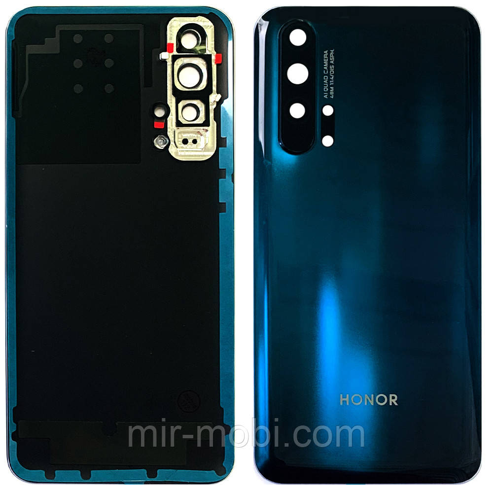 Задня кришка Huawei Honor 20 Pro YAL-L41 YAL-AL10 (синя Original New зі склом камери)