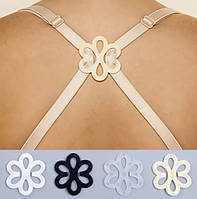 Страплес кліпса - з'єднувач для бретелі бюстгальтера і коригування форми грудей із 4 фіксаторів у формі квітки