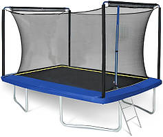 Прямокутний батут 366х244 см із внутрішньою сіткою WellActive