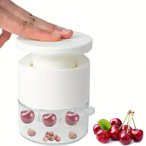 Прилад для видалення кісточок із вишні та черешні | Зручний прес на 6 плодів