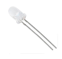 Світлодіод 5 мм Дифузійний Білий холодний