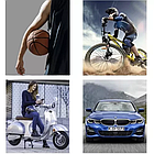 Насос підлоговий зі шлангом та манометром + додаткові наконечники Trizand 19164, фото 6