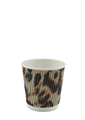 Гофрований стакан 110мл з малюнком(30шт)