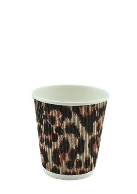 Гофрований стакан 180мл з малюнком (30шт)