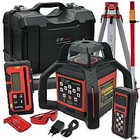 Ротаційний лазерний нівелір LSP LX 600 HV комплект лазерний рівень штатив + рейка лазерний нівелір 360 градусів