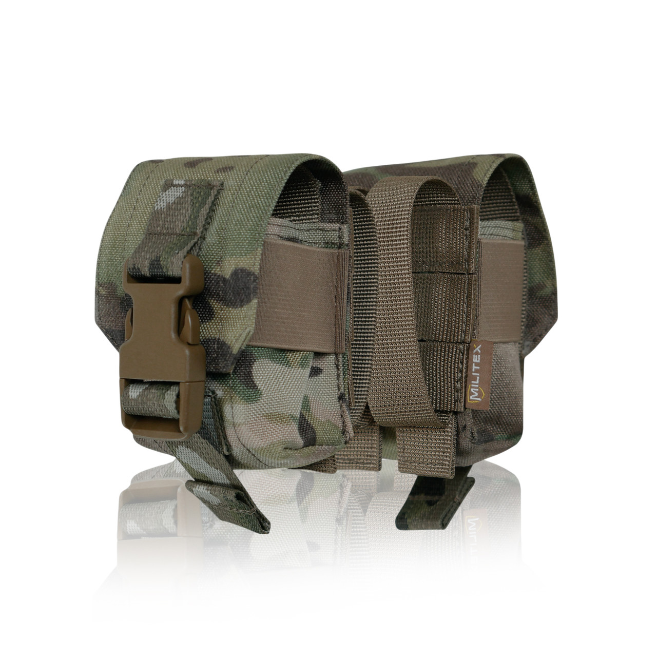 Універсальний підсумок під 1 гранату Militex  сумісний з MOLLE системою Cordura original USA Мультикам, фото 1