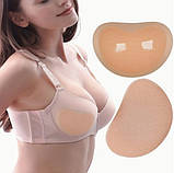 Самоклеючі поролонові вкладиші чашечки Push Up колір Beige та Black 2 пари, фото 2