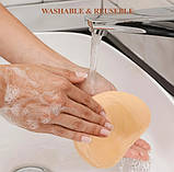 Самоклеючі поролонові вкладиші чашечки Push Up колір Beige та Black 2 пари, фото 5