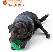 Іграшка для собак Petstages Петстейджес Orka Tire Pet Колесо 15см зелений (pt67721) 0700603677219, фото 3