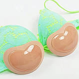 Самоклеючі поролонові вкладиші чашечки Push Up колір Beige та Black 2 пари, фото 6