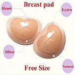 Самоклеючі поролонові вкладиші чашечки Push Up колір Beige та Black 2 пари, фото 8