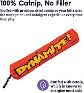 Іграшка для котів Catstages Green Magic Dynamite Stick Динаміт з котячою м'ятою 3х3х17см (pt651) 0871864006510, фото 4