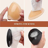 Самоклеючі поролонові вкладиші чашечки Push Up колір Beige та Black 2 пари, фото 9