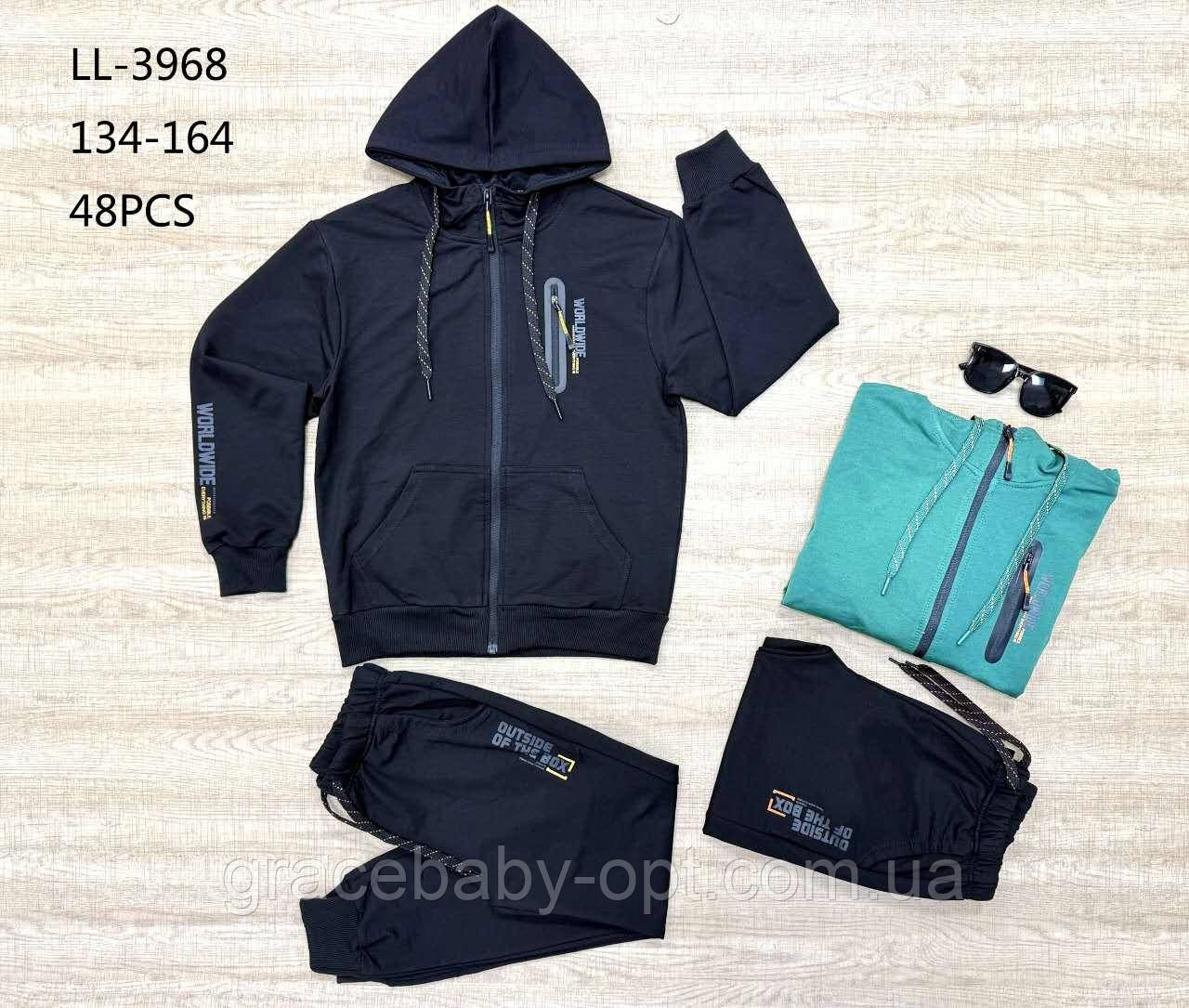 Спортивний костюм 2 в 1 для хлопчика оптом, Sincere, 134-164 см,  № LL-3968, фото 1