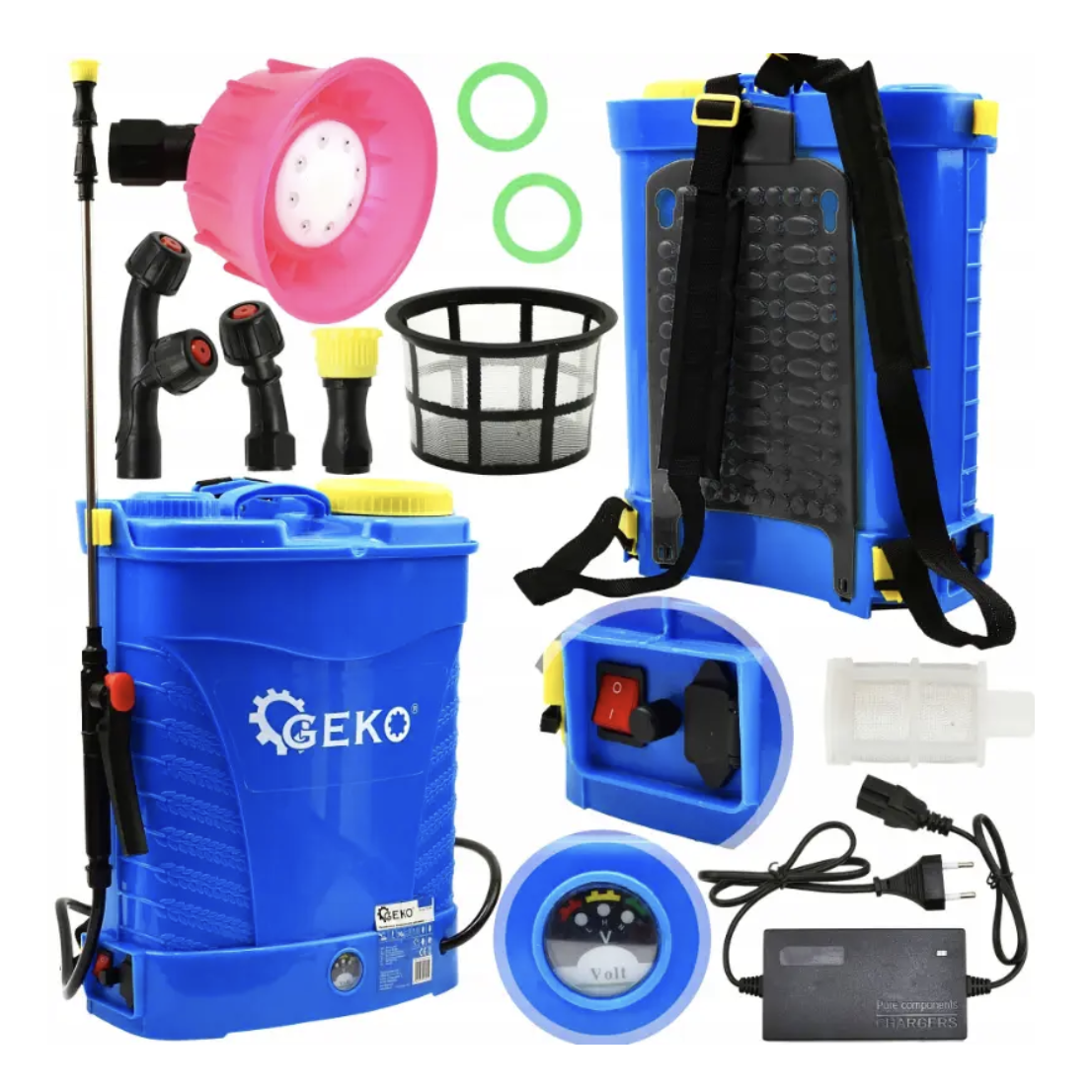 Обприскувач акумуляторний 10л GEKO GK-10