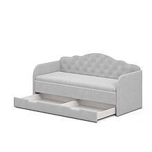 Ліжко в дитячу кімнату (з основою, матрацом та шухлядою) 90х190 Melisa Viorina-Deko