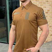 Поло тактичне CoolPass койот з велкро