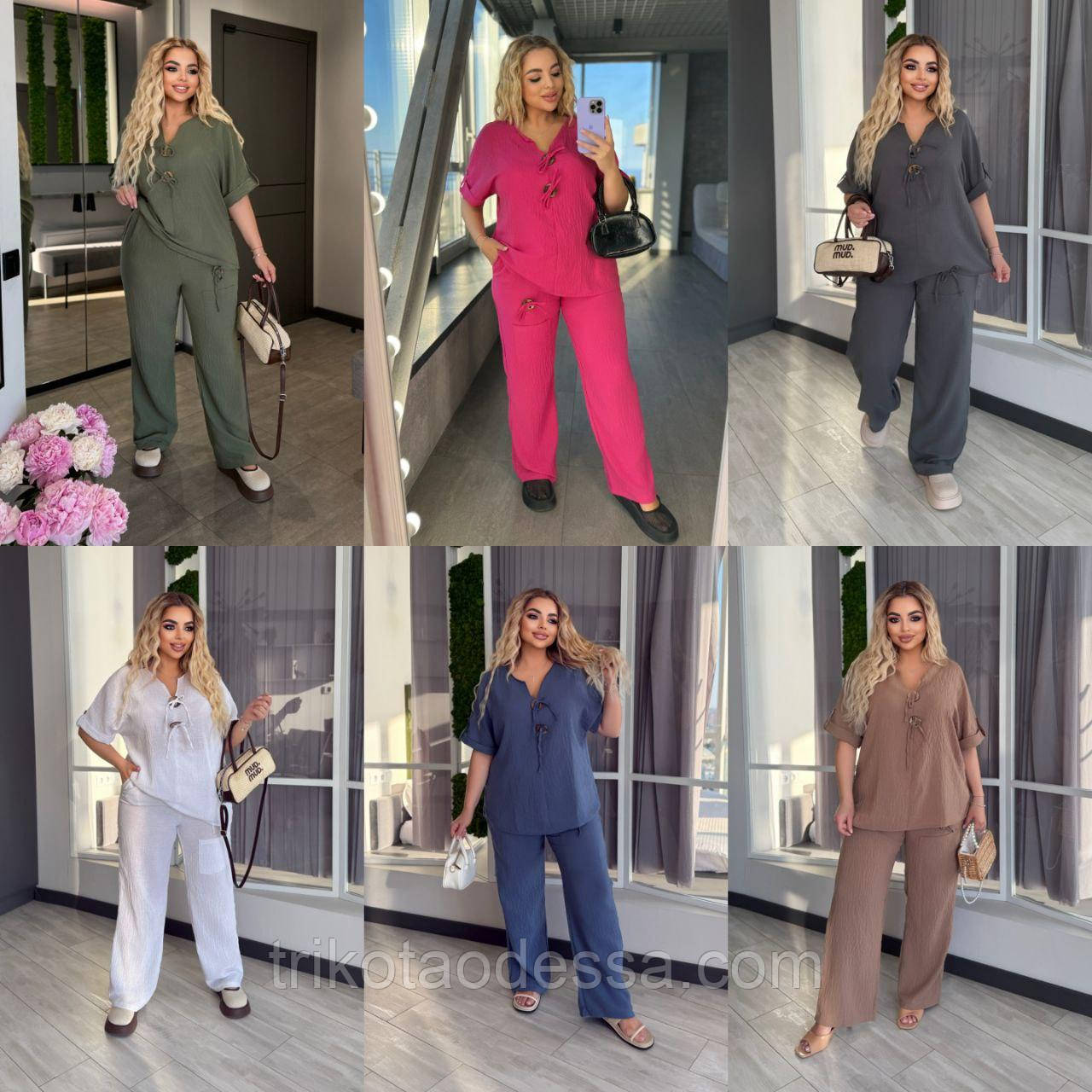 Костюм жіночий 075мр р.48-58 New великих розмірів, фото 1