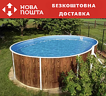 Басейн каркасний овальний Азуро морозостійкий AZURO 5,5 х 3,7 м х 1,2 м Mountfield 404DL без обладнання