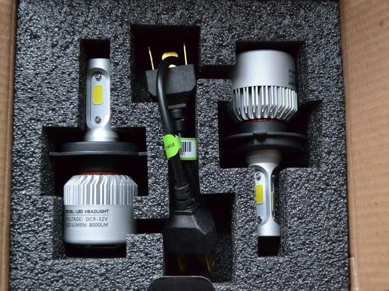 S2 COB H4 LED HeadLight - фото 1 - id-p470710901