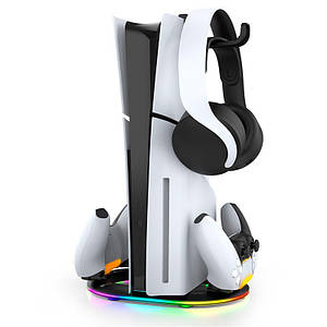 Док-станція Ipega Charge stand for PS5 Slim Disc/Digital |RGB, USB 2.0| black (PG-P5S045H)