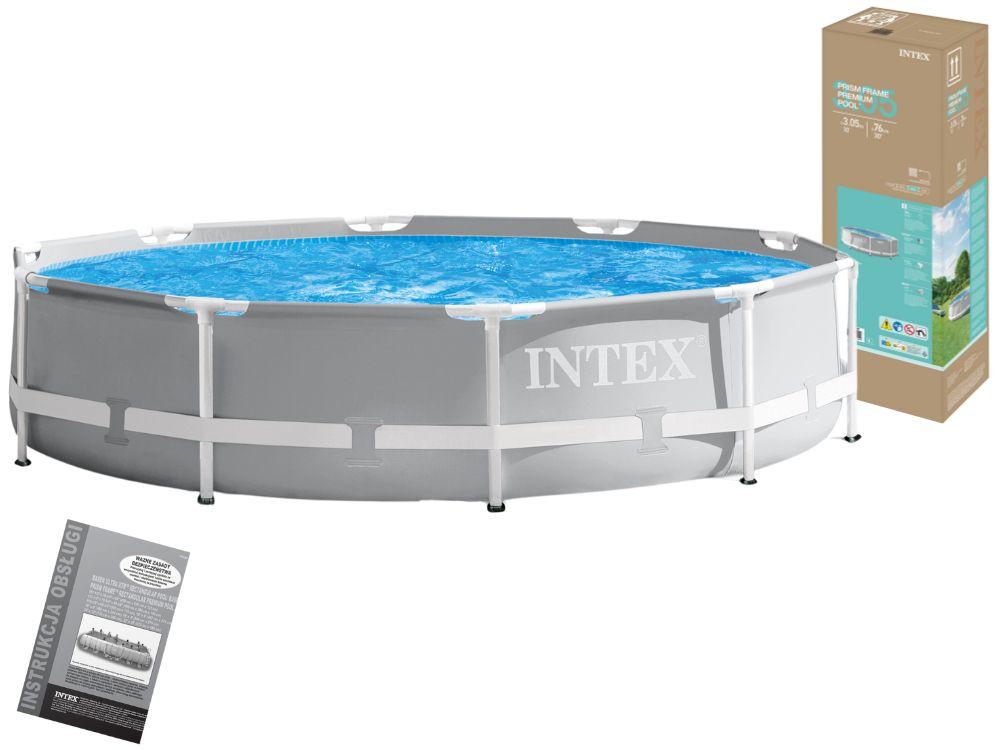 Басейн каркасний круглий Intex 26700 розмір 305х76см, об'єм 4485л.