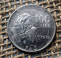 100 лiр 1979 року. "Продовольча програма". Iталiя